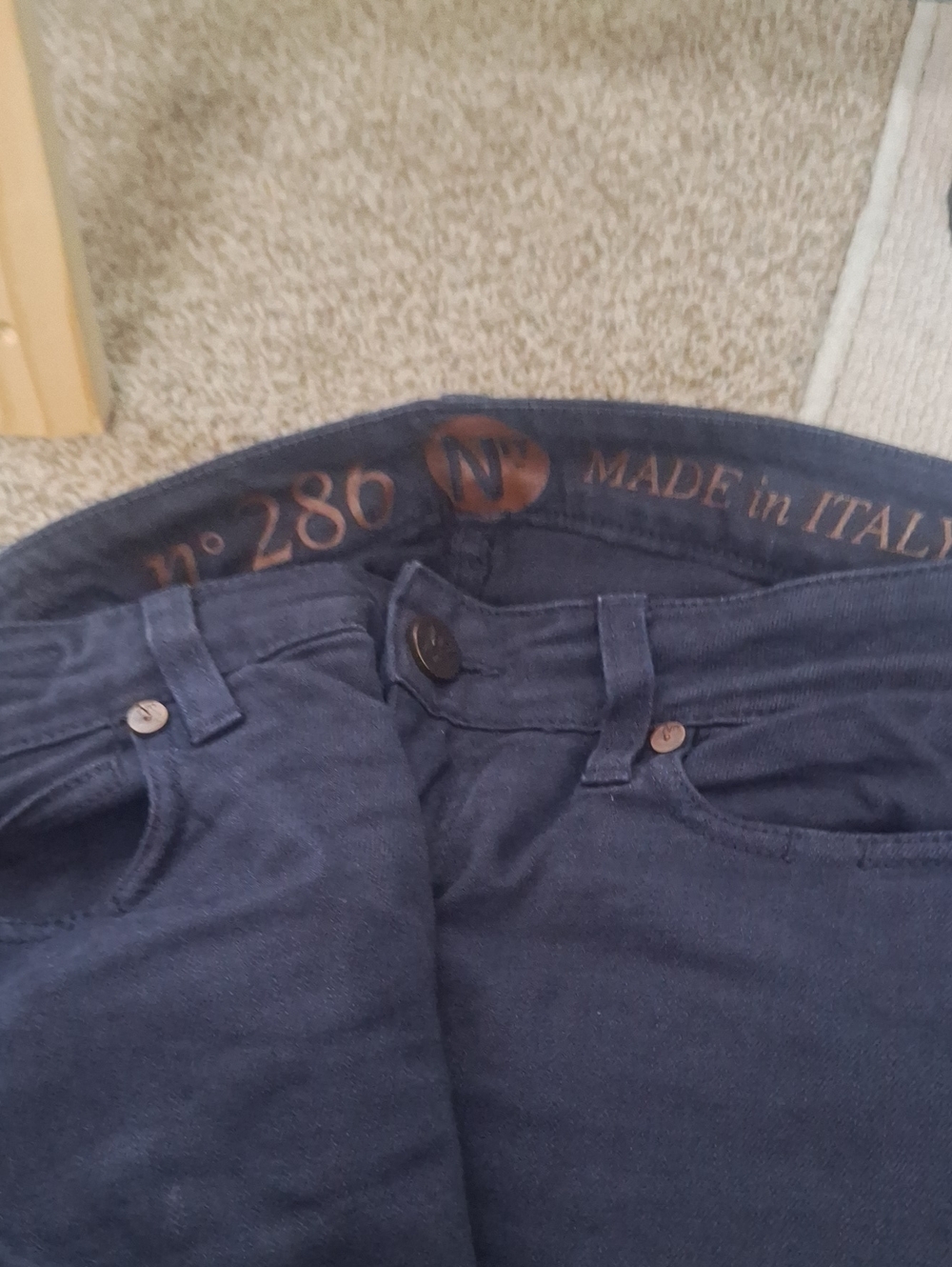 NFY No. 286 Women's Dark Blue Jeans - Made in Italy